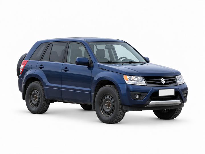 Suzuki Grand Vitara 2020 — front three-quarter view on white background Suzuki Grand Vitara 2020 — front three-quarter view on white background