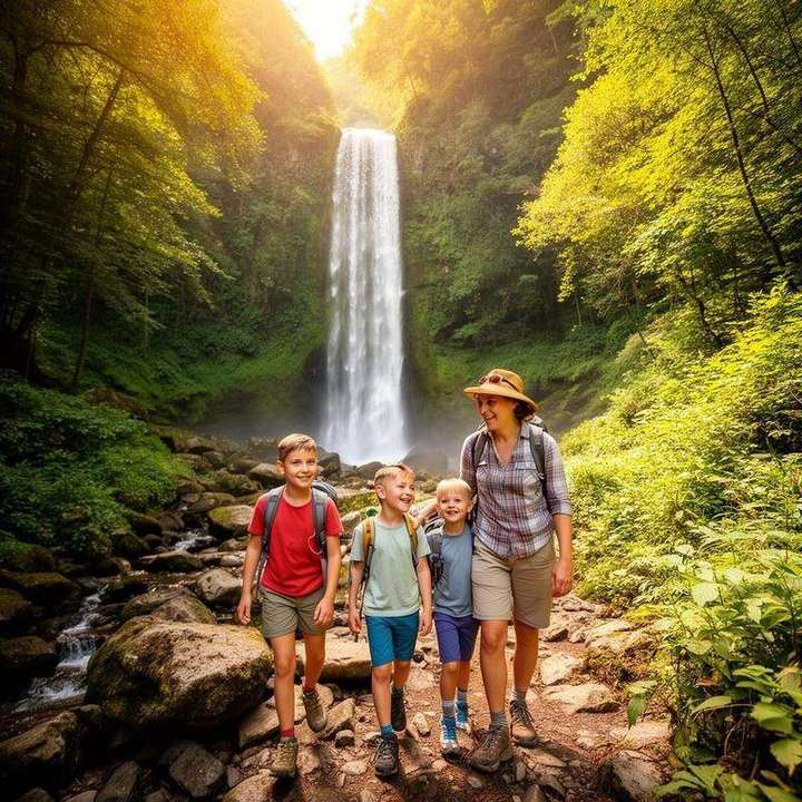 Family off-road trip through western Georgia