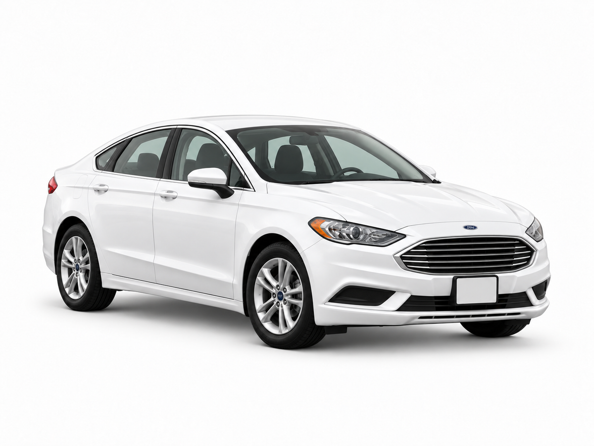 Ford Fusion 2020 — front three-quarter view on white background