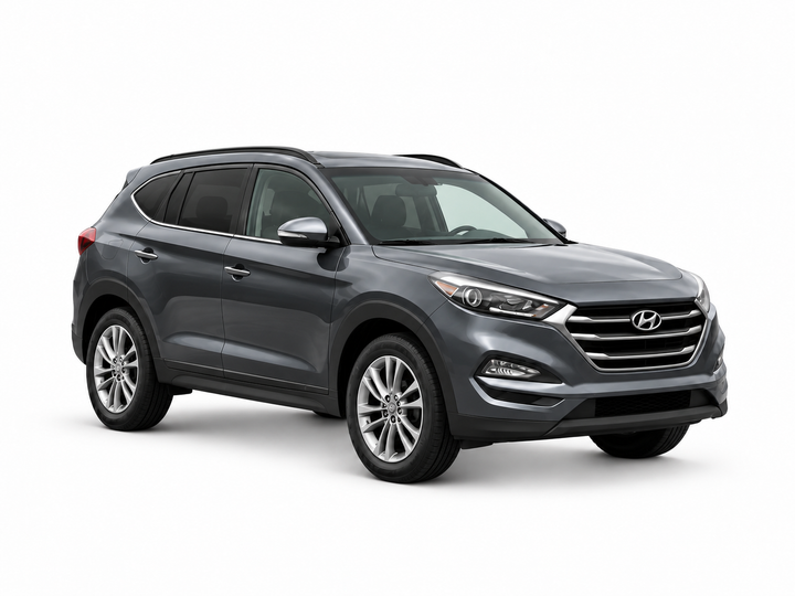 Hyundai Tucson 2020 — front three-quarter view on white background