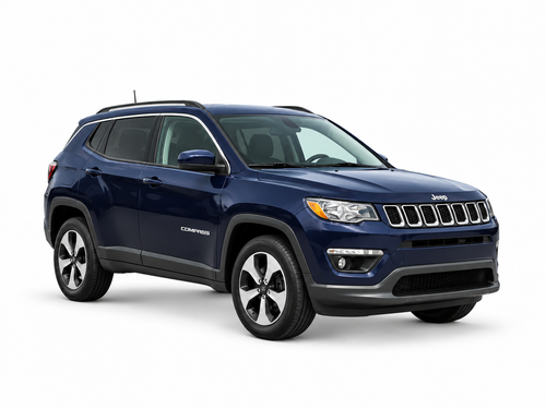 Jeep Compass 2019 — front three-quarter view on white background
