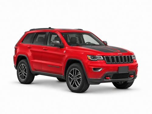 Jeep Grand Cherokee 2020 — front three-quarter view on white background