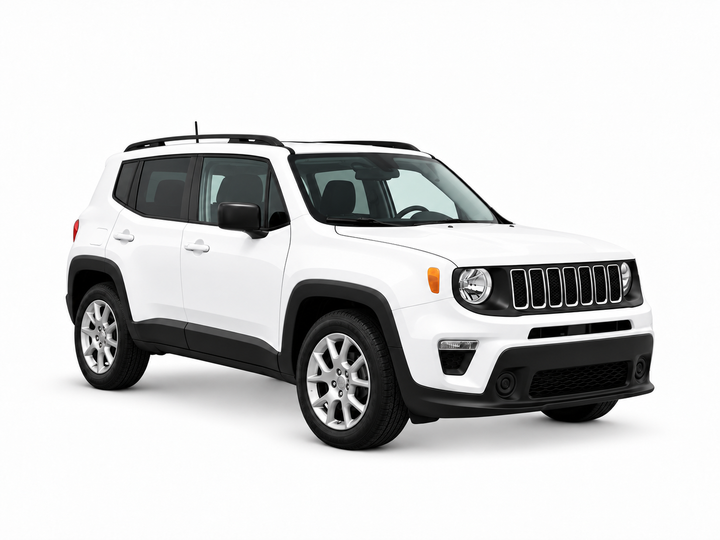 Jeep Renegade 2020 — front three-quarter view on white background