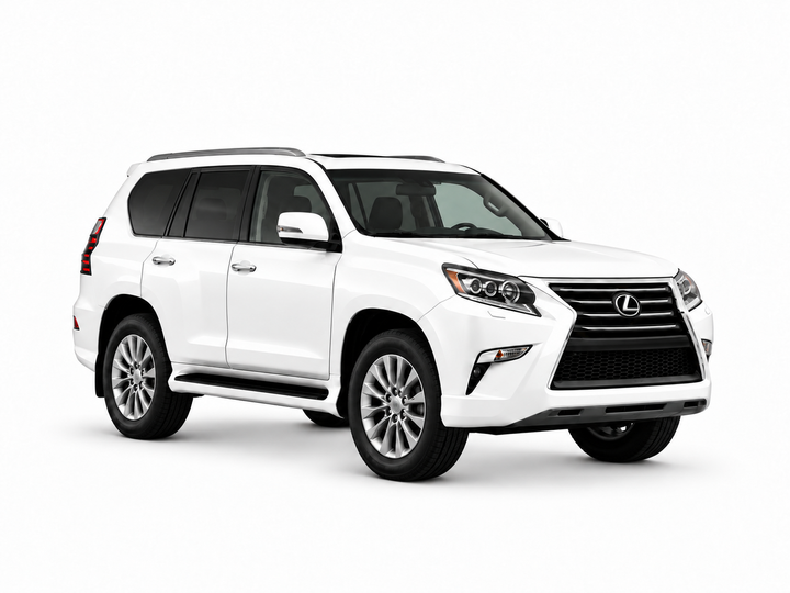Lexus GX 460 2019 — front three-quarter view on white background
