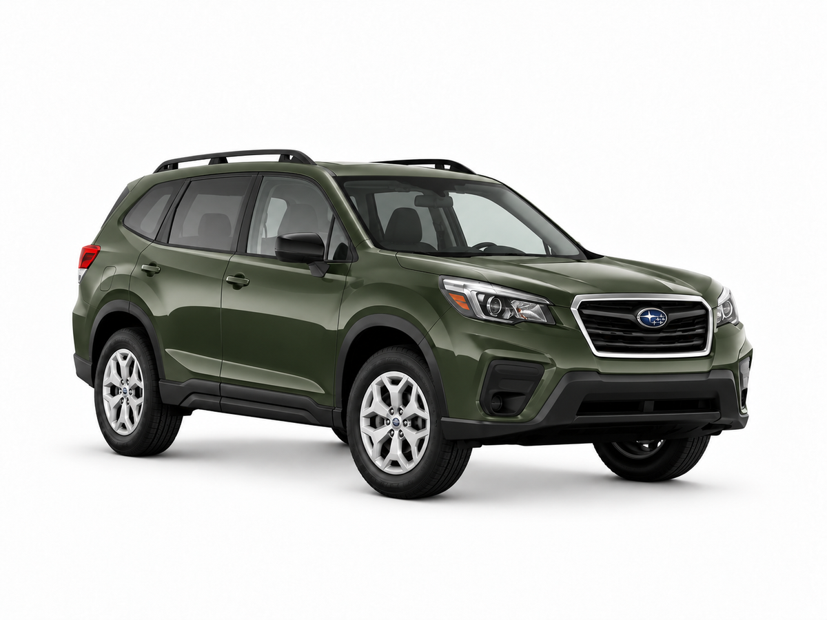 Subaru Forester 2019 — front three-quarter view on white background