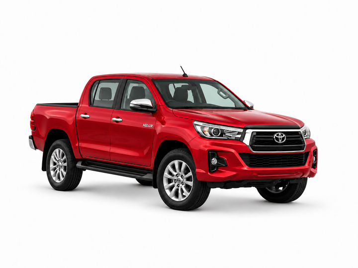 Toyota Hilux 2020 — front three-quarter view on white background